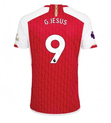 Arsenal Gabriel Jesus #9 Koszulka Podstawowych 2023-24 Krótki Rękaw